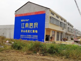 灵川农村墙体广告在不同形式上面展现的不同特色
