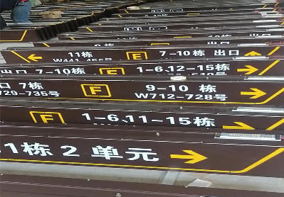 灵川广告标识中，常见的几种安装方式。